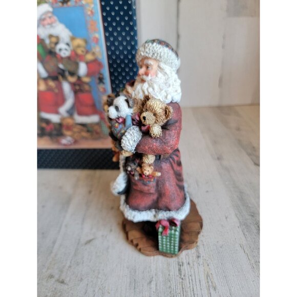 Lang wise bountiful bears three third Santa Claus Xmas 1st edition figure vintag - Picture 3 of 9